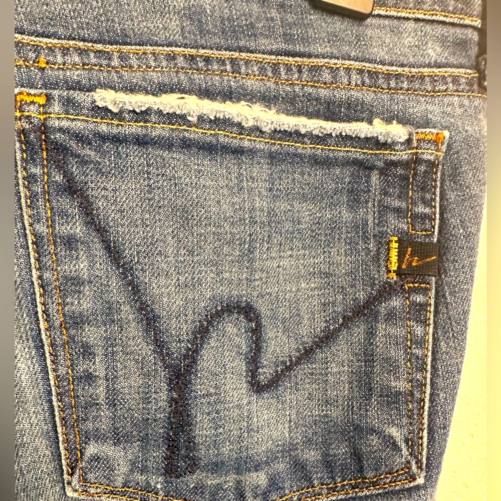 Citizens Of Humanity Blue Flare & Wide Leg Jeans